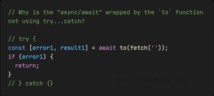 停止像这样使用 “async/await”，改用原版 1